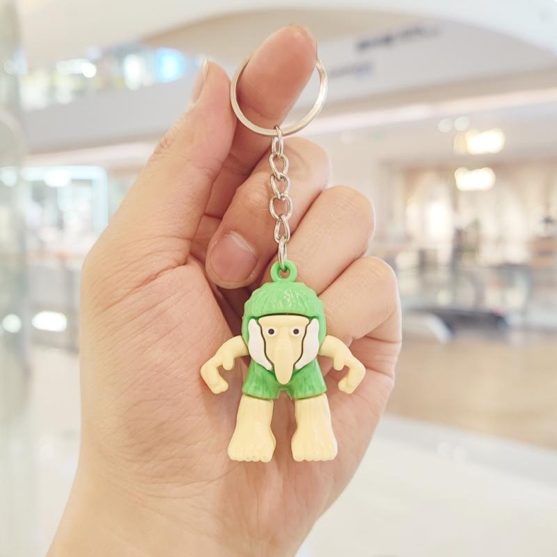 Tungtungtung Sahur Tralalelo Tralala Statue Decor Funny Italian Brainrot Animals Keychains