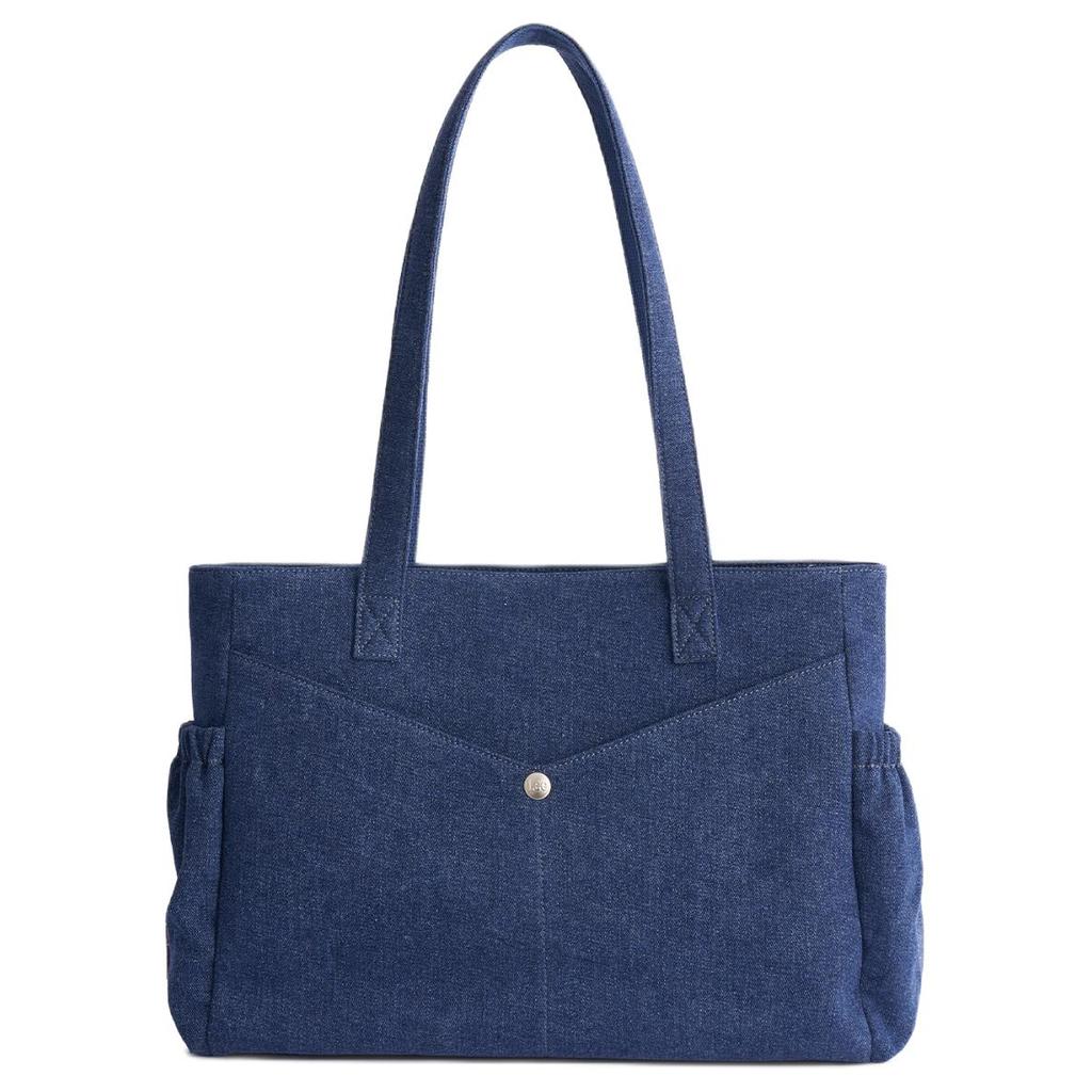 New Lee PVC Shoulder Bag Women's Dark Denim Blue/Light Denim Blue LE240111M