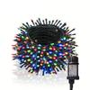 LED-Lampen 500l, warmweiß, Weihnachtsbaum, Feiertag, Innenbereich, Außenbereich, 3+25m