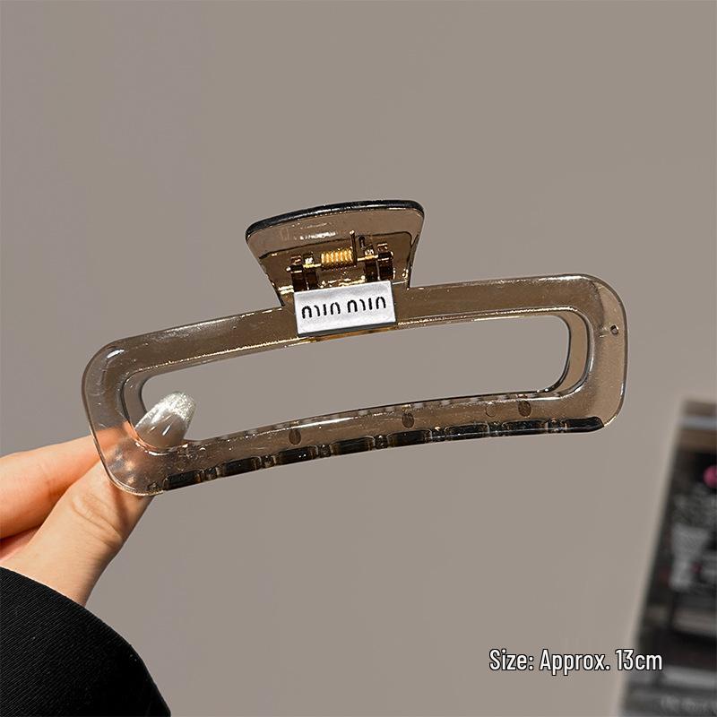 Großer französischer Retro-Klammer-Haarclip für elegante Damenfrisuren.