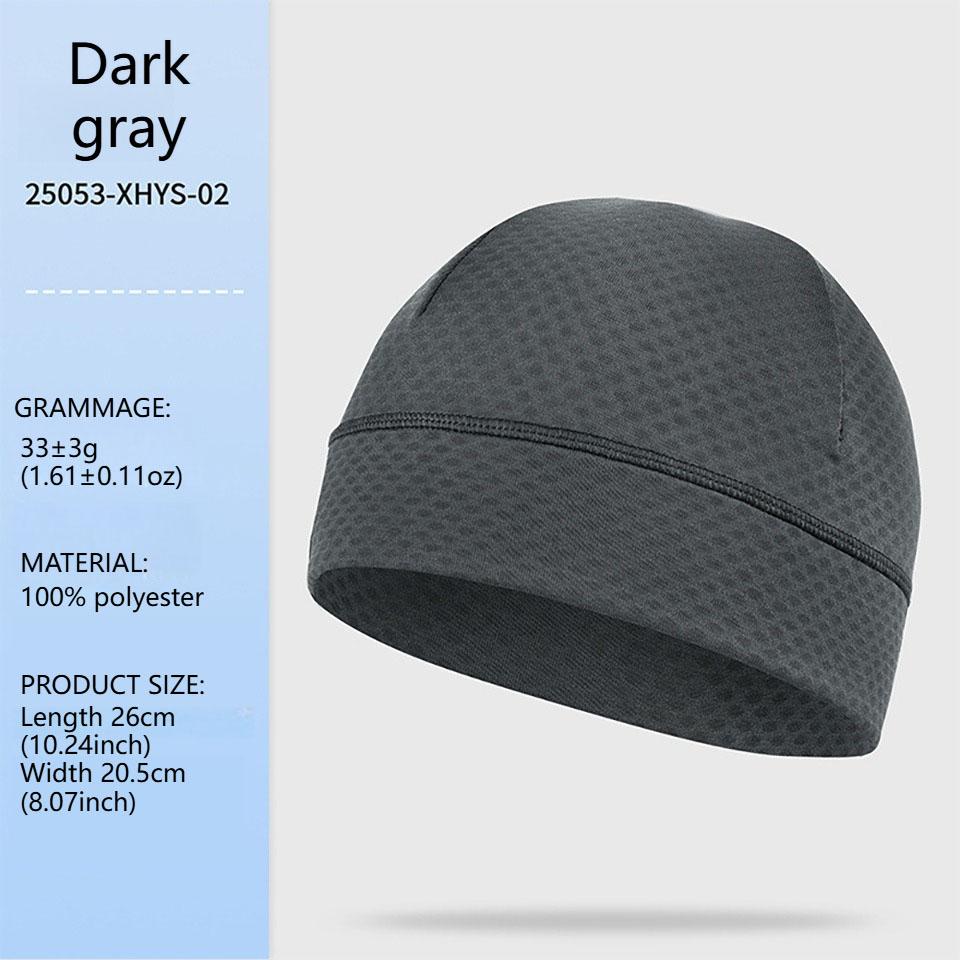 Getinfit 1Pcs Fleece Hat Absorb Sweat And Keep Warm Sports Running And Cycling Cap Wrap The Head Warm Inner Liner Cap Men Women
