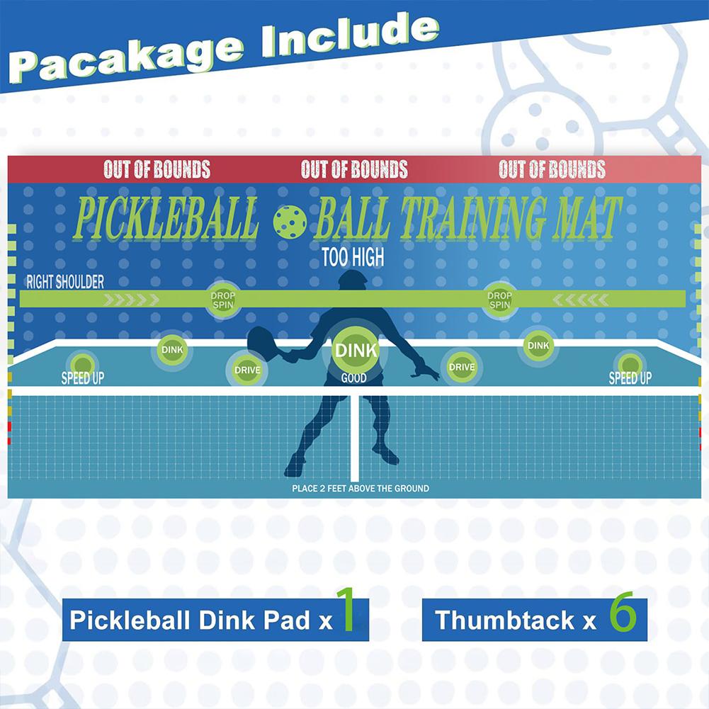 Pickleball Practice Board Pickleball Rebounder Training Aid Pickleball Dink Wall Pad for Outdoor & Indoor Court Use