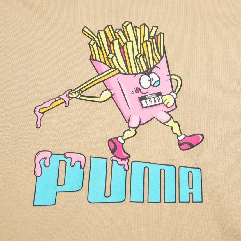 Puma Printed Breathable Cartoon Anime Short Sleeve T-Shirt Men Tops 686537-83