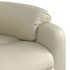 Relax Chair In Cream Synthetic Leather