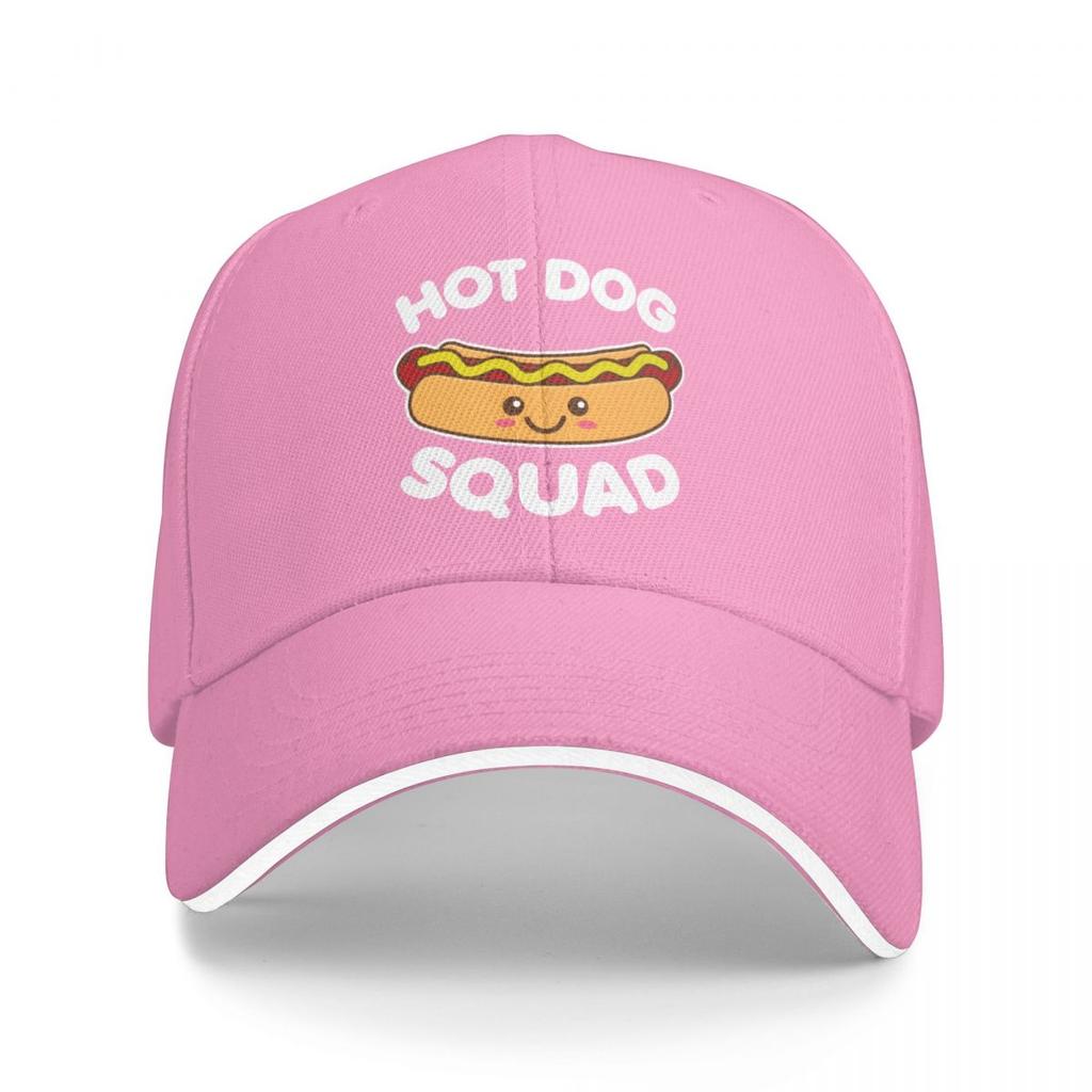 Baseball Caps Hot Dog Squad Cool Hotdog Graphic Female Male Casual Summer Caps