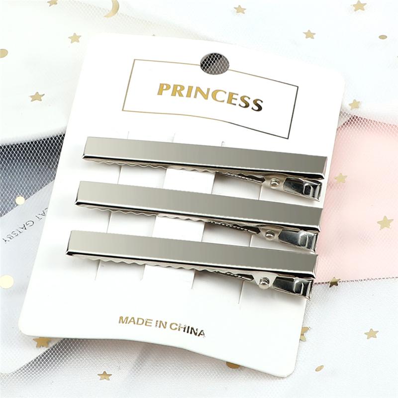 10Pcs/Lot Basic Metal Hair Clips Gold Silver Color Hairpins Fashion Simple Hair Alligator Clips For Women Hair Tools Accessories