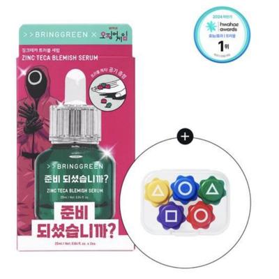 [BRINGGREENxSquid Game] ZINC TECA Blemish Serum 25ml Refill 25ml Squid Game2 Gong-gi Game