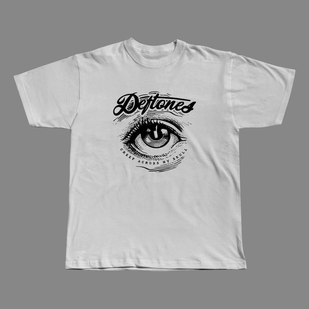 

Vintage Deftones Band White Short Sleeve Cotton Size S4XL Shirt TT399 Unisex T-Shirt M