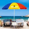 Klapp-Garten-Strandsonnenschirm, doppelt, UV-Schutz, faltbar, wasserdichte Abdeckung