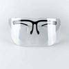 Black Frame Butterfly Face Shield Goggles - Anti-Sand & Splash, Clear Protection