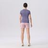 Women's 2.0 Quick-Dry Slim Fit Knitted Yoga Top - Breathable, High-Elastic, Short-Sleeve Fitness T-Shirt