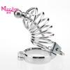 Metal Penis Massager Cock Ring Toys Sexualeed Chastity Lock Cage Body