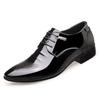 Fashion Pointed Toe Brown Dress Shoes Man Black Social Shoe for Men Italian Cheap Clearance Legitimate Leather 39 High Quality Fashion