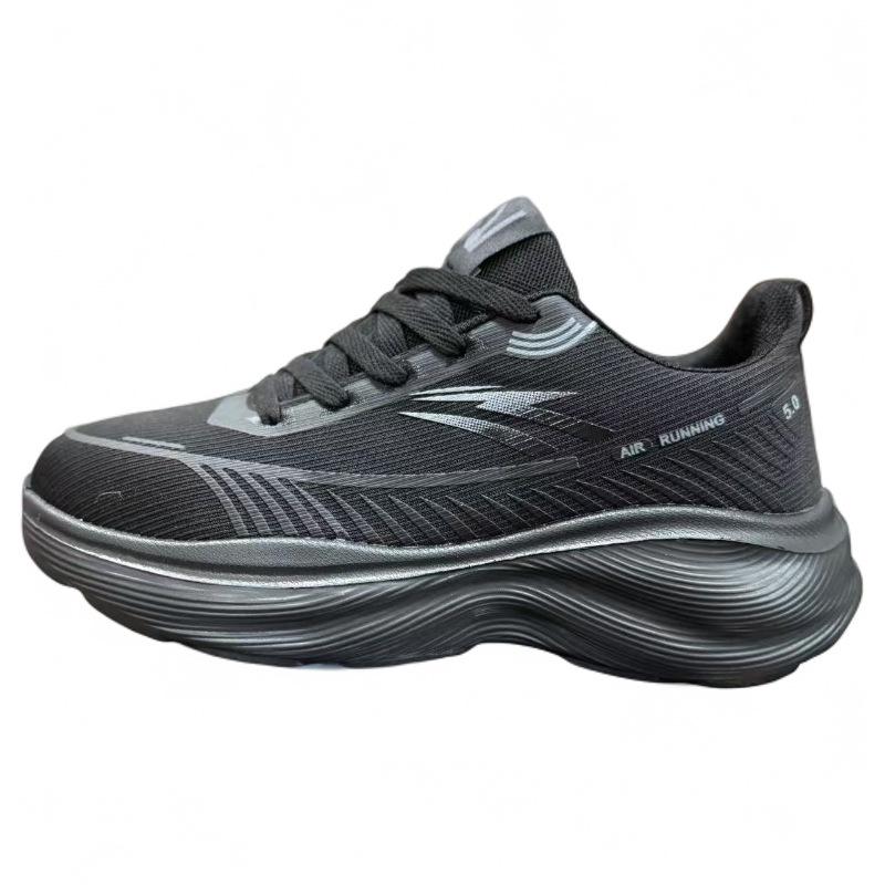 

Versatile Couple s Spring & Autumn Sneakers for Men & Women - Thick-Soled Casual Running Shoes 42 чорний