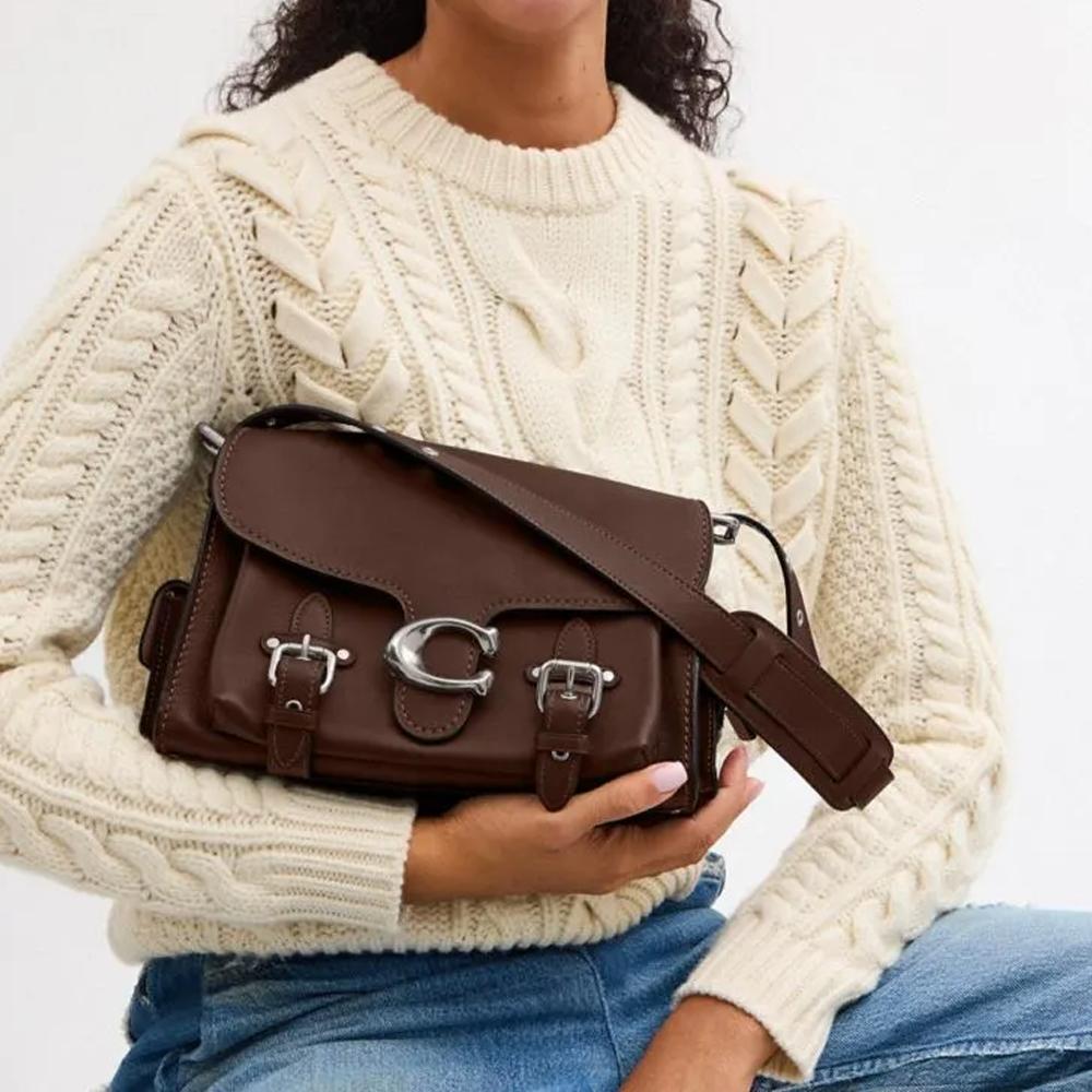 Coach Cargo Soft Tabby 26 Classic Lock Closure Hardware Leather Handbag Women Handbags Maple-Leaf CT721-LHMPL