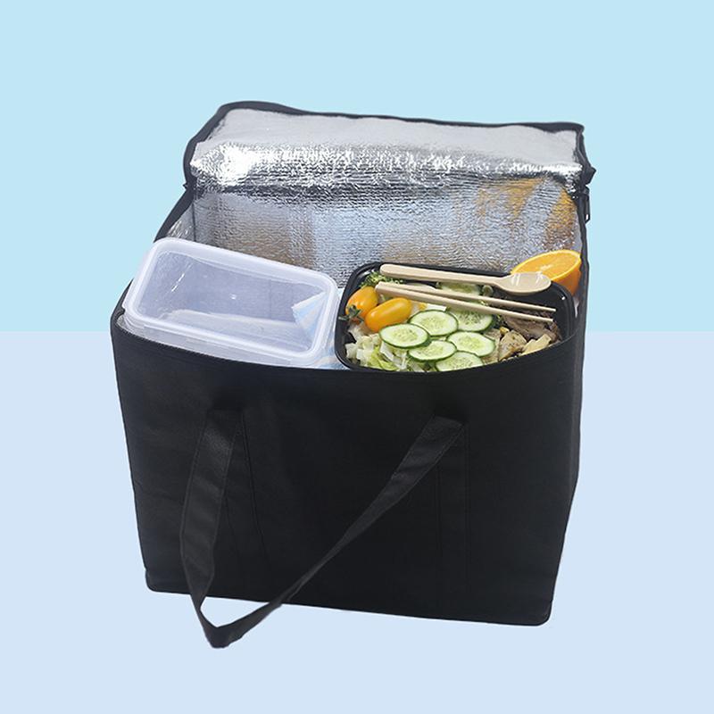 Insulated Lunch Bag Large Capacity Leakproof Reusable Thermal Tote for Office Work Picnic Hiking Outdoor Travel