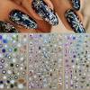 Winter UV Gel Transfer Decals 3D Christmas Snowflakes Nail Stickers