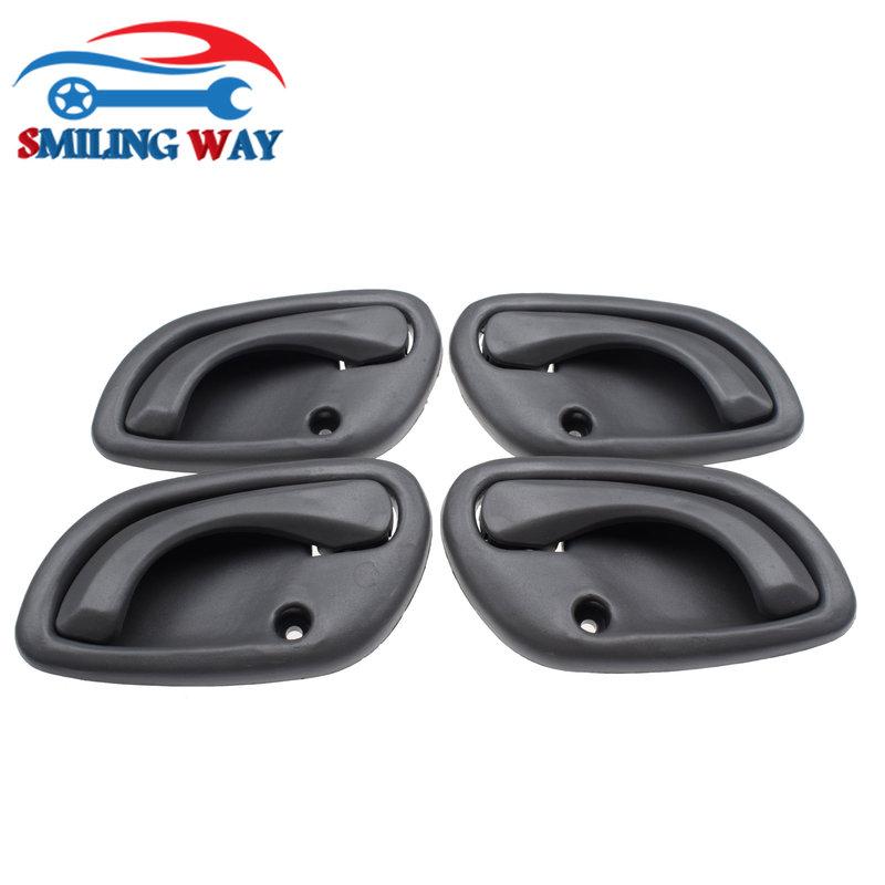 Outside or Ide Front Rear Left Right Door Handle LH RH For Suzuki Esteem Baleno 1995 1996 1997 1998 1999 2000 2001 Grey Black