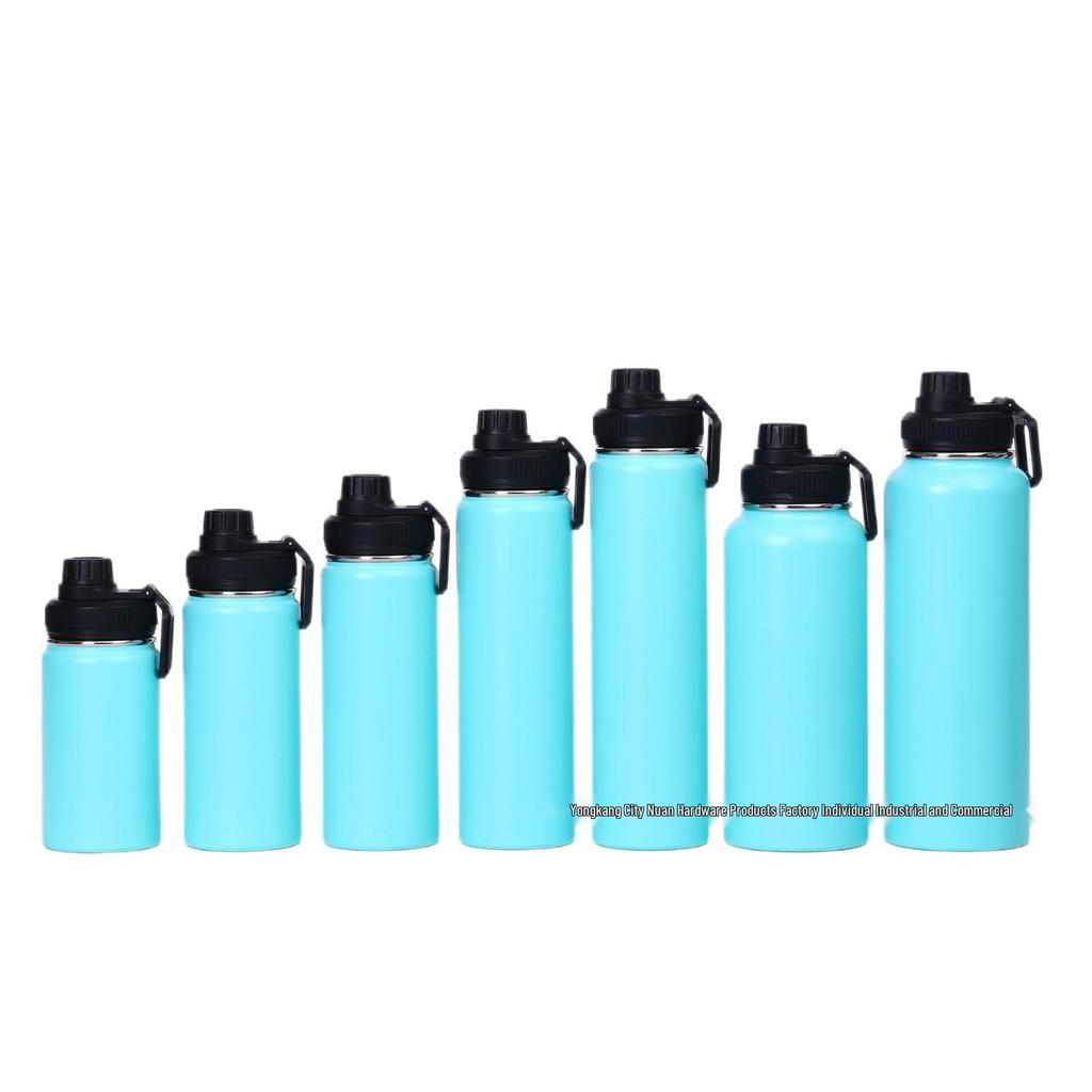 American Style 304 Stainless Steel Thermos Mug - Large Capacity Sports Water Bottle & Outdoor Kettle