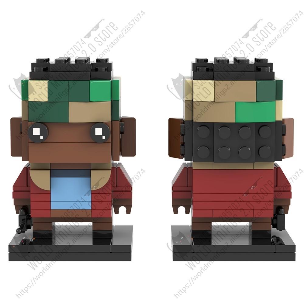 MOOXI Horror TV Figures Demon Brickheaded Building Blocks Models Sets MOC Bricks DIY Assembly Toys Kids Gifts Collection Display