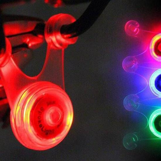 Silicone Bicycle Saddle Tail Light - Safety Warning Frog Light for Night Riding with Strobe Feature.