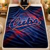 Flannel BlanketChicago Cubs Warm Soft Throw Blanket for Indoor Sofa Bed Living Room Use