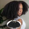 4C Afro Kinky Curly Human Hair Bundles Virgin Brazilian Human Hair Weft Extensions Bundle for African Black Women Weaving Hair