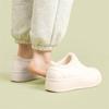 Fashionable Women's Shoes with Height Increase Inside Low Cut Rain Shoes Rubber Shoes Lightweight Wear-resistant, and Plush Warm Flat Low Water Shoes
