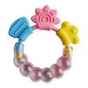 Baby Clutch Ball Rattle Fitness Soft Glue Hand Rattle, Fish Skewer Toothpaste Infant 0-1 Years Old Educational Toy