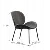 VELVET CHAIR ARMCHAIR COMFORTABLE METAL LEGS