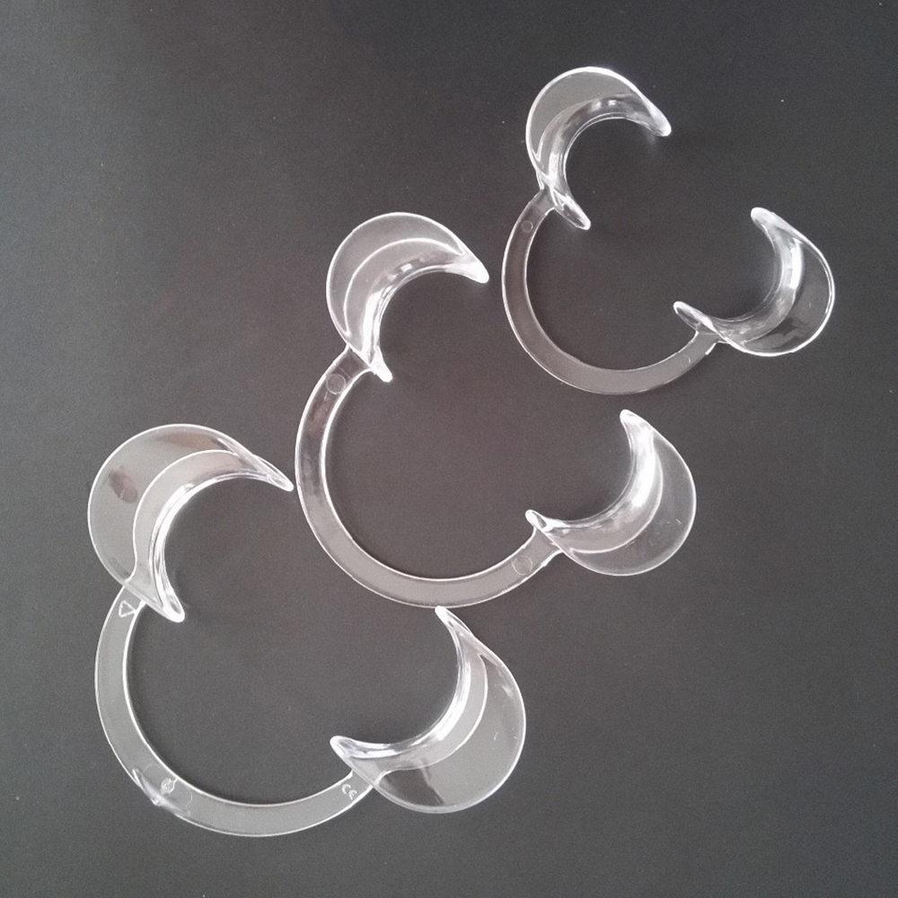 10 Pcs C Shape Mouth Opener Dental Tools Cheek Retractor Lip Oral Clean Opener Dentist Materials