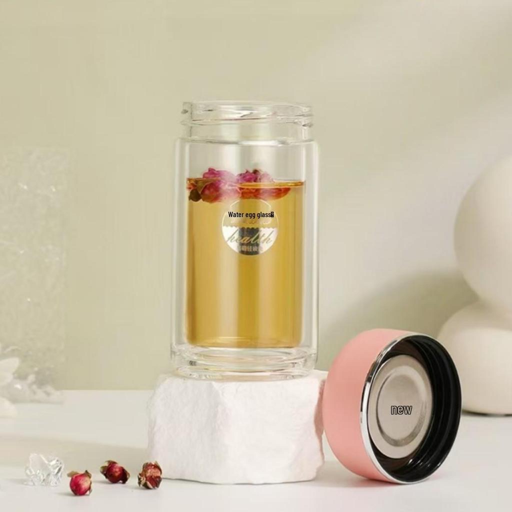 Elegant Crystal Glass Tea Cup - Personalized, Fashionable & Portable Gift for Men and Women, Small Capacity