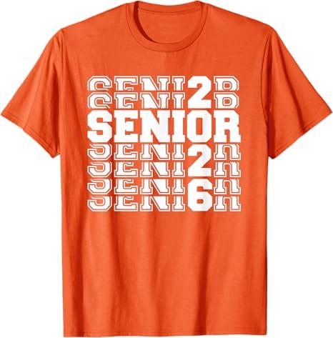 Grad Done Class of 2026 Senior 26 Congrats Graduation Gift TShirt Letters Printed Saying Tee Short Sleeve Blouses Round Neck