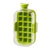 Leakproof Ice Tray 2-in-1 Ice Cube Mold Storage Cup Leakproof Silicone Ice Kettle with Pressing Mold Reusable Portable Water