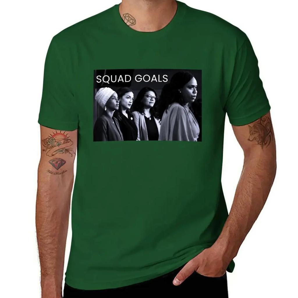 Freshman Congresswomen Squad Goals T-Shirt Graphics Funnys T Shirts Men