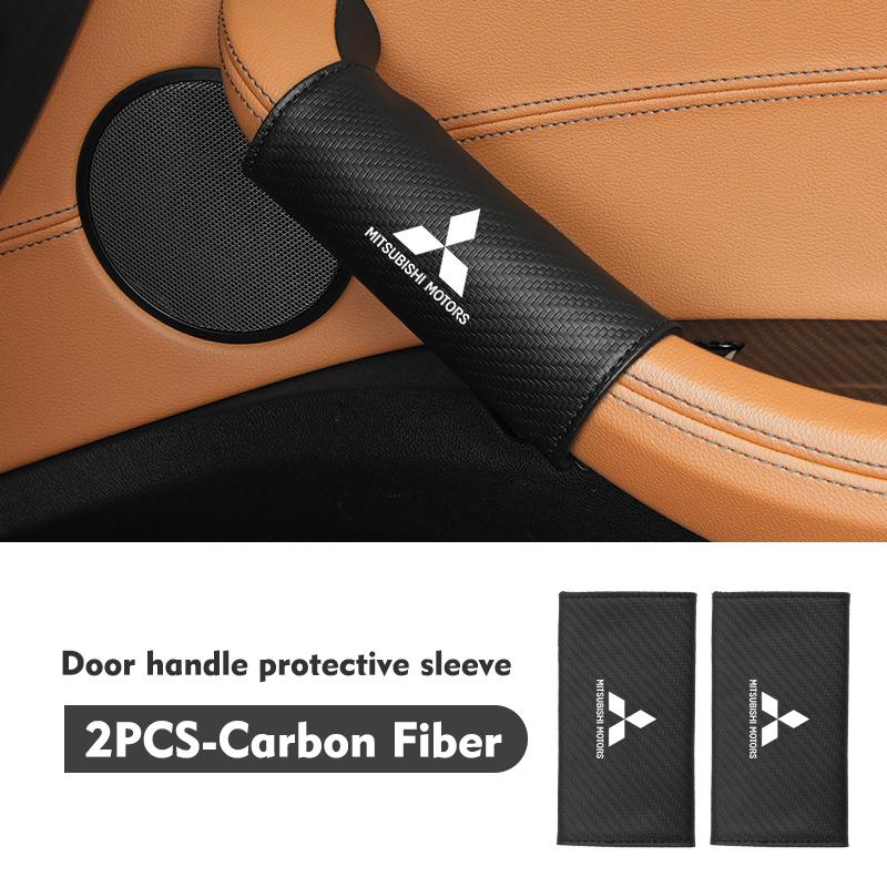 cyakpr1 For Mitsubishi Car Door Inner Handle Protective Anti-Wear Auto Accessories Outlander Lancer L200 ASX Pajero Grandis Eclipse