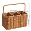 with Handle Silverware Holder Large Capacity Multipurpose Basket Utensil Storage Basket  Dormitory