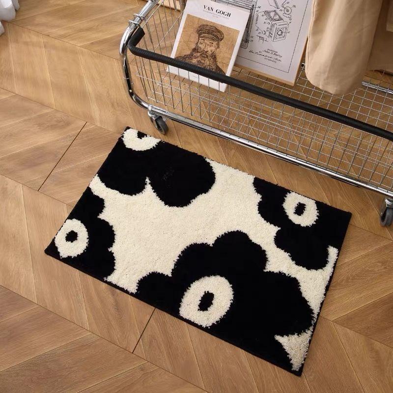 Ins Cherry Toilet Carpet Bathroom Absorbent Floor Mat