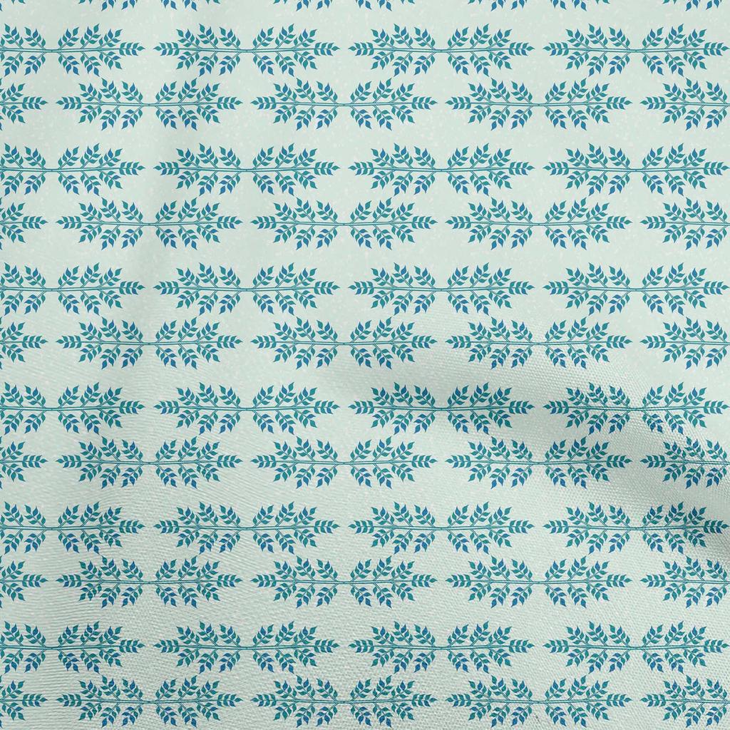 oneOone Cotton Poplin Green Fabric Asian Block Print Diy Clothing Quilting Fabric Print Fabric By Yard 42 Inch