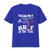 Funny Autism Appreciation God Gave Me A Touch Of The Tism T Shirt Vintage Washed Comfortable Casual Slightly Homme Streetwear