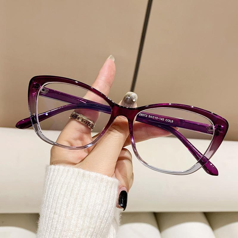 2026 Stylish Cat Eye Myopia Glasses for Women Men Fashion Ins Style Minus Diopter Glasses Unisex Vintage Clear Lens Eyeglasses