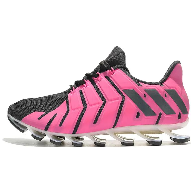 Adidas Springblade Pro Comfortable Non-Slip Durable Low-Top Running Shoes Unisex Running Shoes Pink Black AQ7566