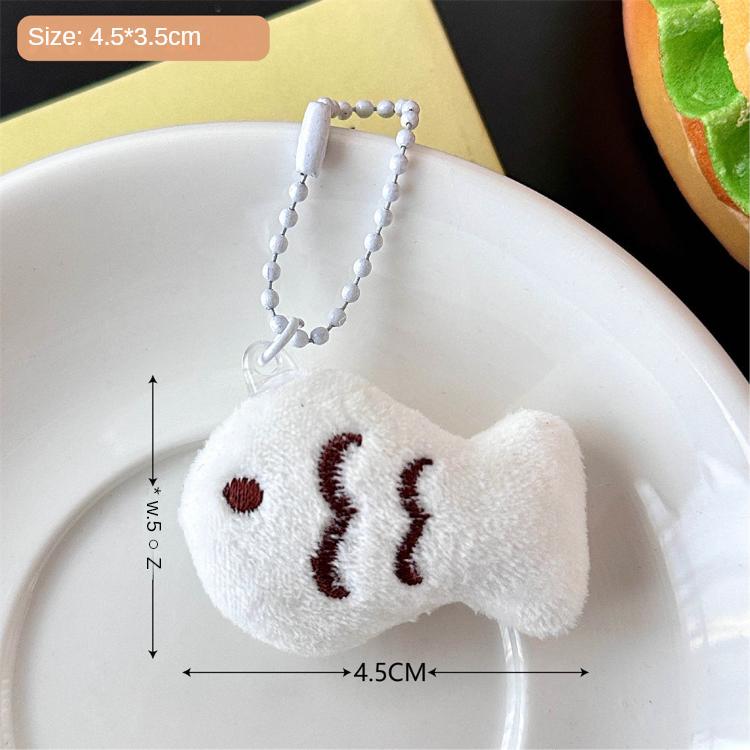 

4 шт. Новая милая плюшевая кукла котенок-рыбка, креативный подарок, брелок, подвеска для рюкзака, брелок-подвеска