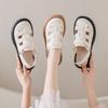 Baotou sandals women's new summer outer wear hole shoes two wear platform half slippers beach shoes