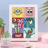 Kuromi Cartoon Diamond Painting Kit: Peace & Joy DIY Gift for Students and Kids.