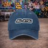 Unisex Vintage Washed JiuJitsu Baseball Cap  Duckbill Hat with Fun Print  Trendy Gift for Dad or Grandpa  Multiple Colors
