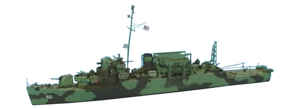 

Nico Model ВМС США Класс Чарльз Лоуренс Быстроходный транспорт Смоляной набор PN07018 1/700 APD-60