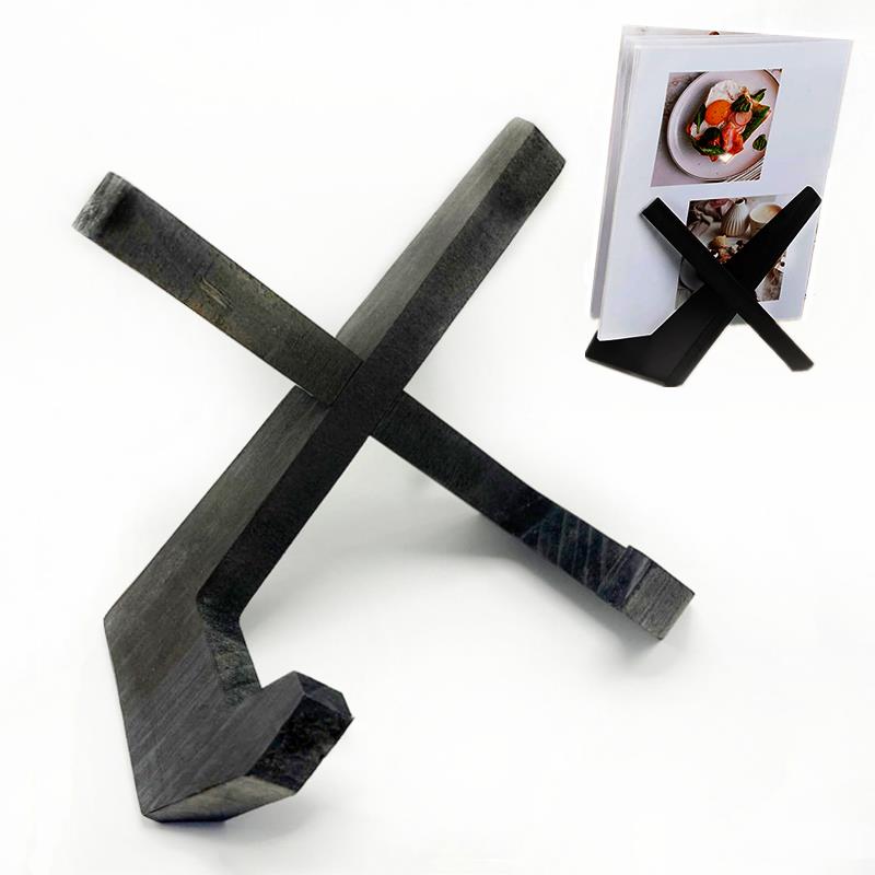 Supporto in legno per ricettario, espositore per CD, portapiatti, cavalletto da tavolo, espositore per piatti, portaricettario da tavolo per decorazione