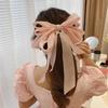 Korean Summer Organza Oversized Bow Hairpin for Women