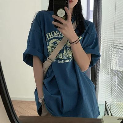 Μπλουζάκι 2024 Summer Cartoon Graphic Print T-shirt για γυναικεία ρούχα Harajuku καθαρό βαμβακερό μπλουζάκι μεγάλου μεγέθους Γυναικεία πολυτελή ρούχα Y2k μπλουζάκια